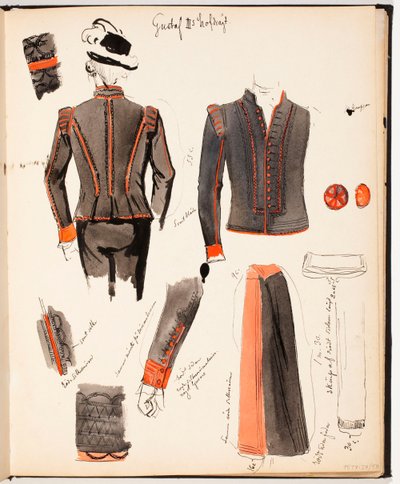 Zonder titel door Albert Edelfelt