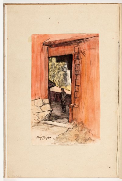 Zonder titel door Albert Edelfelt