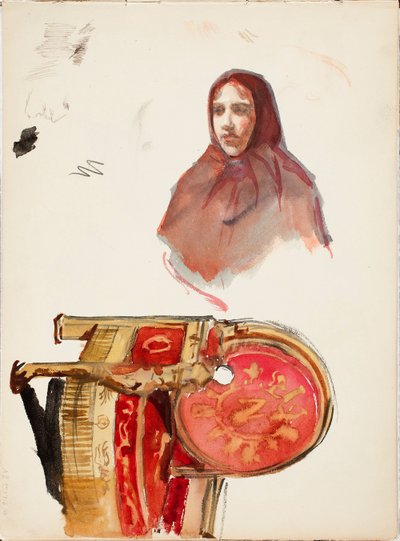 Zonder titel door Albert Edelfelt