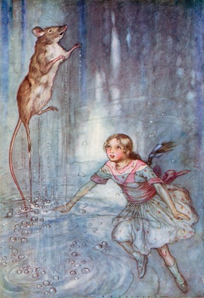 Illustratie voor Alice in Wonderland door Albert Edward Jackson