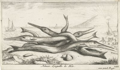 Gepen op het strand door Albert Flamen