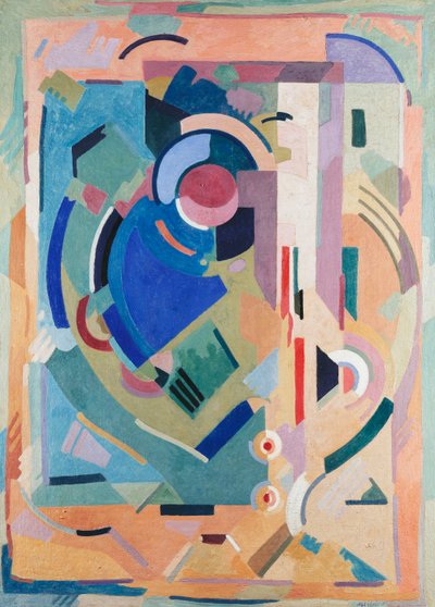 Abstracte compositie; compositie abstraite door Albert Gleizes