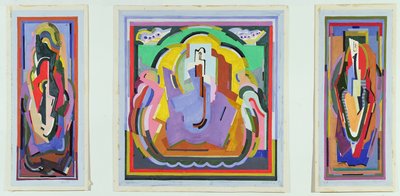 Studie voor een drieluik door Albert Gleizes