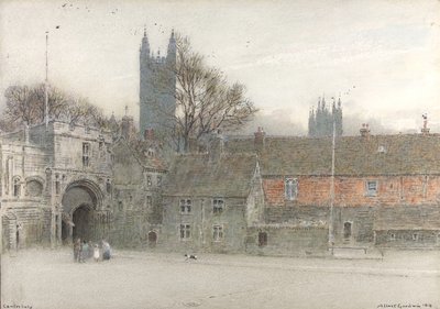 Canterbury door Albert Goodwin