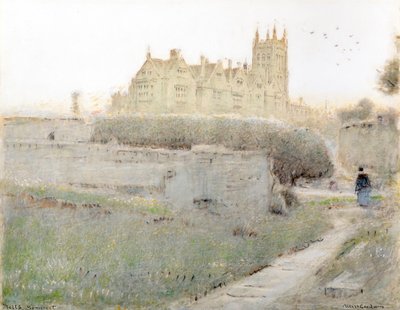 Mells, Somerset door Albert Goodwin