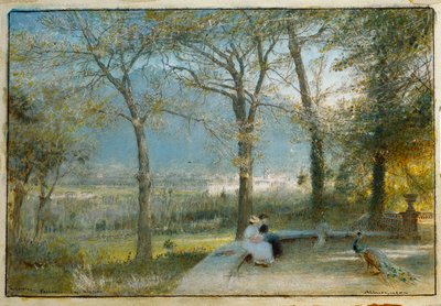 De Tuinen, Pallanza, Lago Maggiore door Albert Goodwin