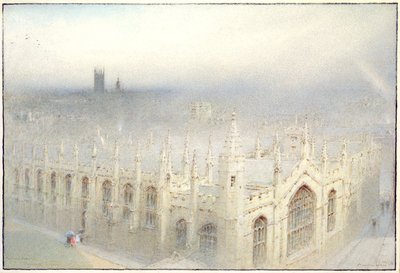 De regen uit de hemel, 1922 door Albert Goodwin