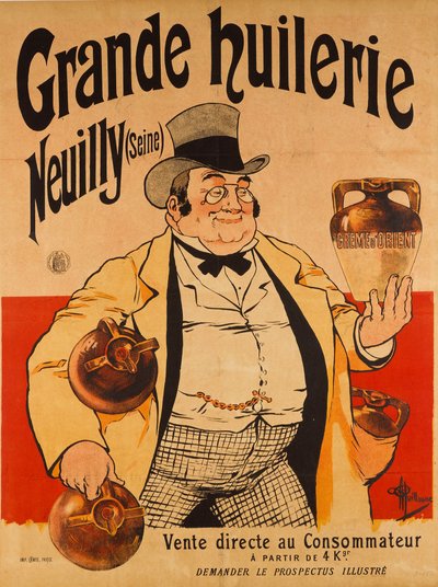 Grande huilerie - Neuilly Seine, ca. 1895 door Albert Guillaume