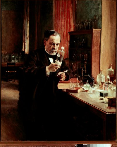 Portret van Louis Pasteur door Albert Gustaf Aristides Edelfelt