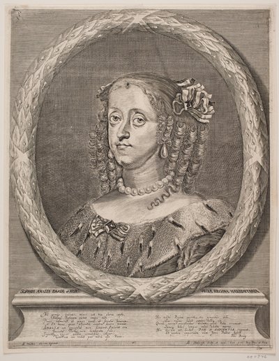 Koningin Sophie Amalie door Albert Haelwegh