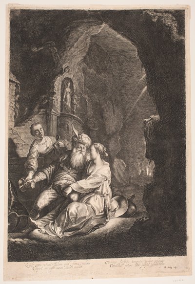 Lot en zijn dochters door Albert Haelwegh
