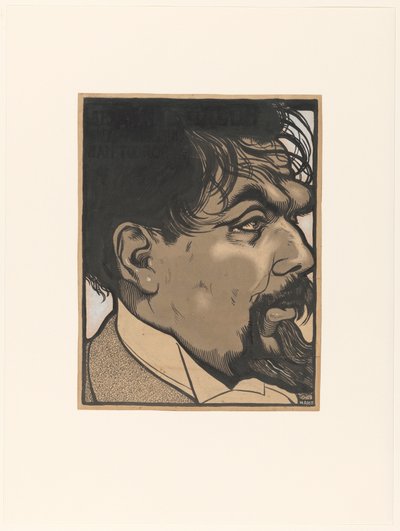 Portret van Jan Toorop door Albert Hahn (I)