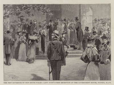 De nieuwe gouverneur van New South Wales, Lady Duff
