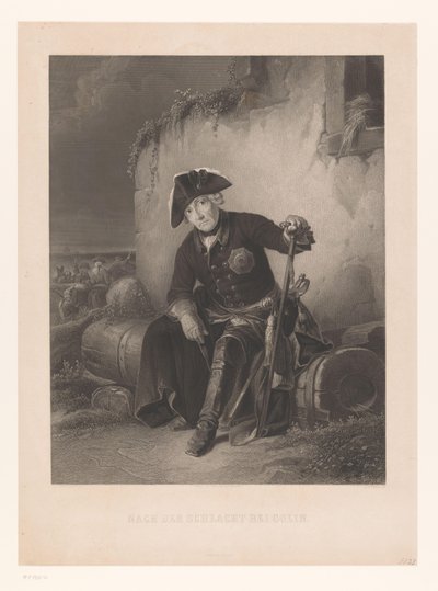 Frederik de Grote na de Slag bij Kolin door Albert Henry Payne