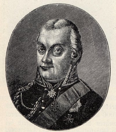 Generalfeldmarschall Friedrich Graf von Kleist von Nollendorf door Albert Johann Christian Schule
