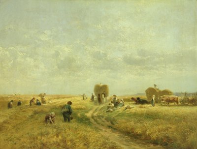 Oogsttijd, 1871 door Albert Kappis