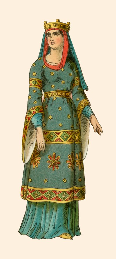 Cunegonda, gemalin van Keizer Hendrik II door Albert Kretschmer