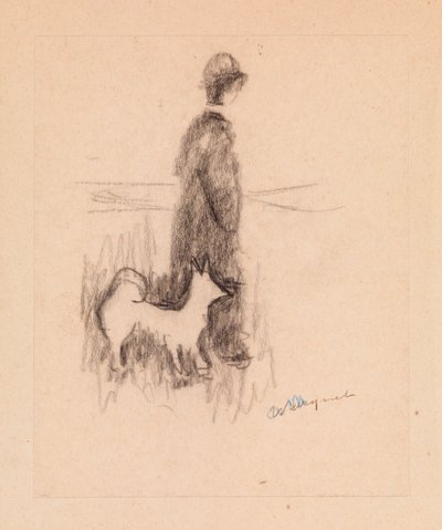 Figuur en Hond door Albert Marquet