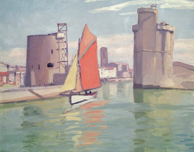 La Rochelle, de twee torens van de oude haven gezien vanaf de buitenhaven door Albert Marquet