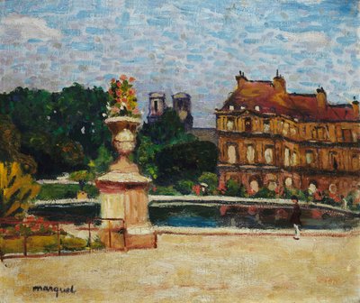 De Vijver bij Luxemburg door Albert Marquet