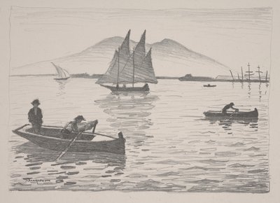 De haven van Napels door Albert Marquet