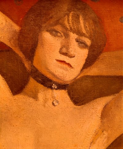 Vrouw op een bank (detail), 1912 door Albert Marquet