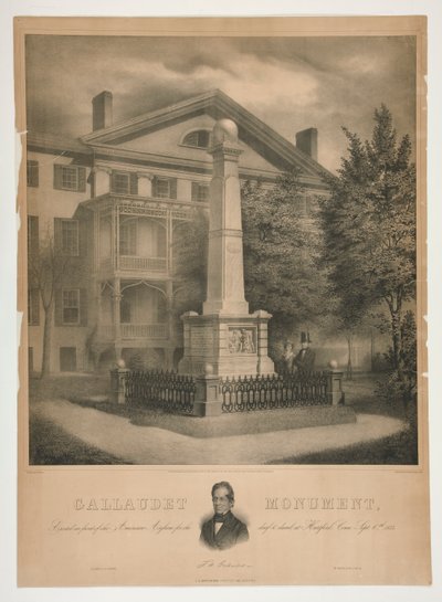 Gallaudet Monument door Albert Newsam