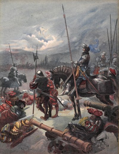 Op de nacht van Marignan, illustratie uit 