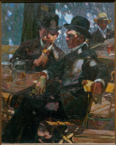 In de biertuin door Albert Weisgerber