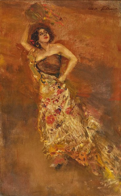 Spaanse danseres Caroline Otéro als Carmen door Albert von Keller