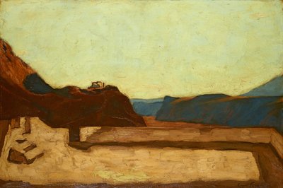Op de Kalvarienberg in Bozen door Albin Egger Lienz