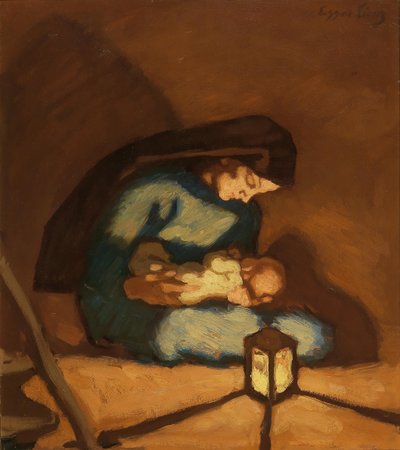 Madonna door Albin Egger Lienz