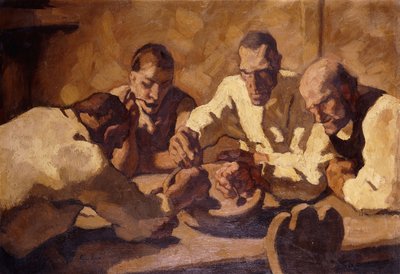 De maaltijd door Albin Egger Lienz