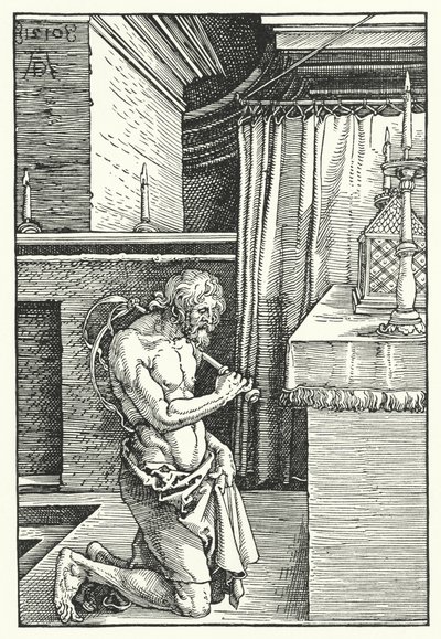 Koning David Doet Boete door Albrecht (after) Durer or Duerer