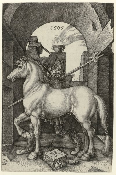Het kleine paard door Albrecht (after) Durer or Duerer