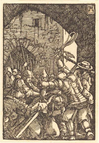 Christus draagt het Kruis door Albrecht Altdorfer