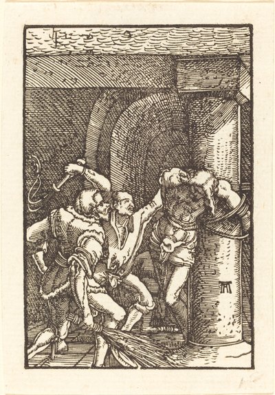 Christus Gegeseld door Albrecht Altdorfer