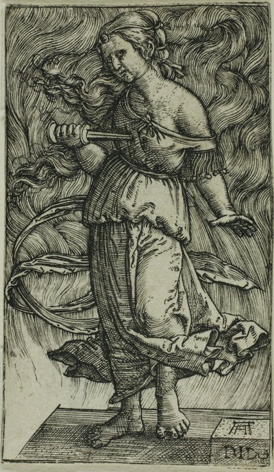 Dido pleegt zelfmoord door Albrecht Altdorfer