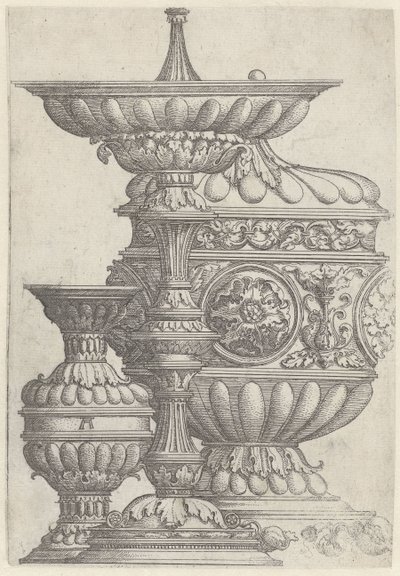 Drie gedecoreerde bokalen door Albrecht Altdorfer