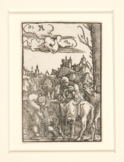 Vlucht naar Egypte, uit de Val en Verlossing van de Mens door Albrecht Altdorfer