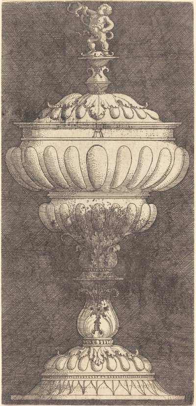 Beker met de jonge Hercules bovenop door Albrecht Altdorfer