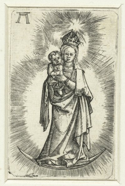 Madonna op de maansikkel door Albrecht Altdorfer