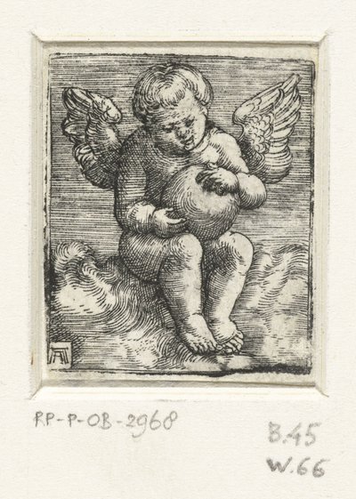 Putto met een bol door Albrecht Altdorfer