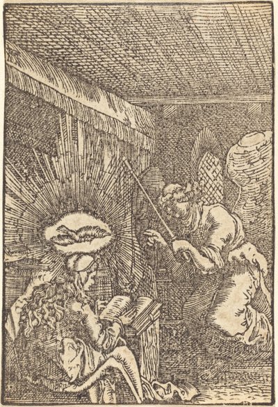 De annunciatie door Albrecht Altdorfer