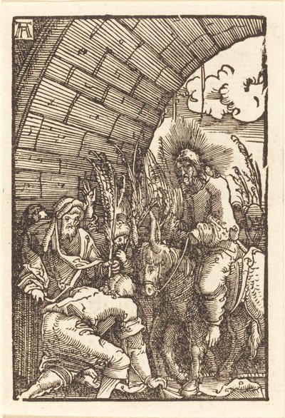 De Intocht in Jeruzalem door Albrecht Altdorfer