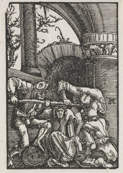 De val en verlossing van de mens: Christus gekroond met doornen, ca. 1515 door Albrecht Altdorfer