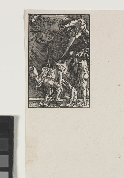 De Val en Verlossing van de Mens: Christus daalt neer in de Hel door Albrecht Altdorfer