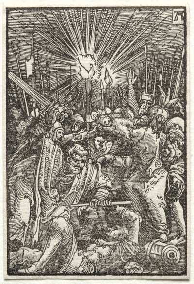 De Val en Verlossing van de Mens: Christus gevangen genomen door Albrecht Altdorfer
