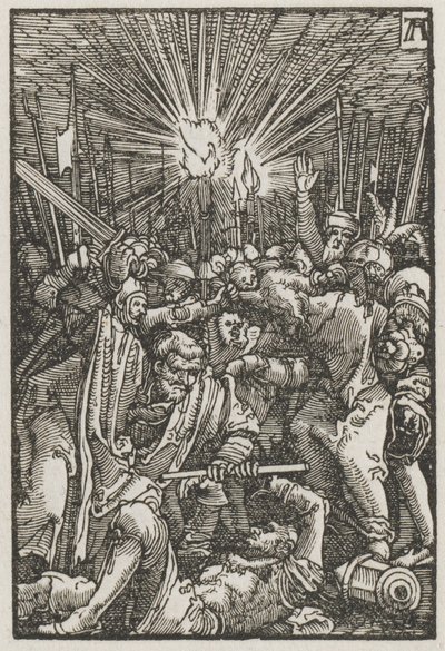 De Val en Verlossing van de Mens: Christus gevangen genomen door Albrecht Altdorfer