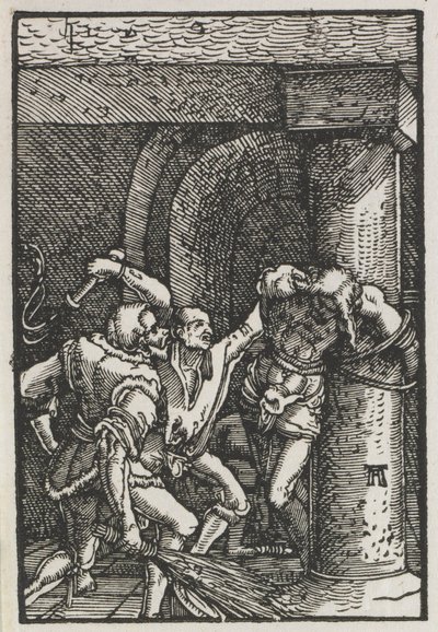 De val en verlossing van de mens: Geseling van Christus door Albrecht Altdorfer